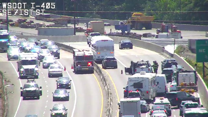 अद्यतन 1: NB I-405 HOV लेन अब न्यूकैसल में N 44