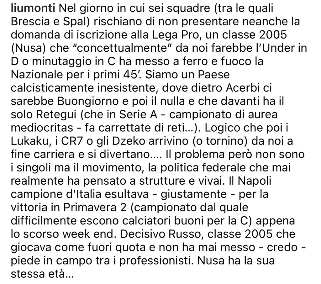 …siamo questi, siamo questo!