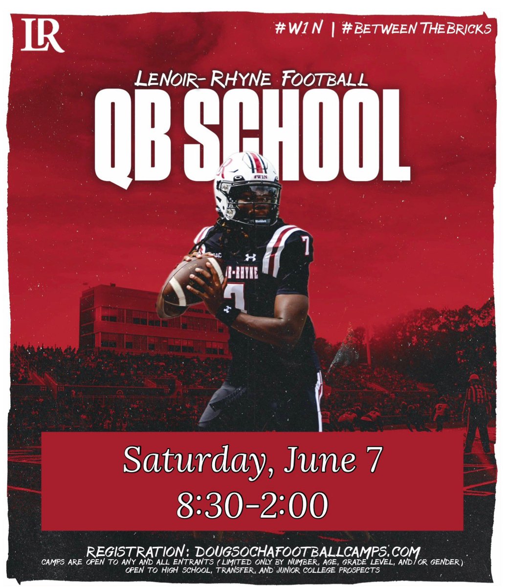Ethan Daughtery - ‘26 QB (@edaughtery_23) on Twitter photo I will be at <a href="/LRBearsFootball/">Lenoir-Rhyne Football</a> in the morning. I’m excited to get better and compete tomorrow!
<a href="/TouchdownHaynes/">Tony Haynes</a> <a href="/mtbeach29/">Marc Beach</a> <a href="/Vogel_LambertFB/">Dale Vogel</a> <a href="/RecruitLambert/">Lambert Prospects</a> <a href="/LambertFtBall/">Lambert Football</a> <a href="/RecruitGeorgia/">Recruit Georgia</a> <a href="/TopPreps/">College Coach / College Scout / College Recruiter</a> <a href="/NEGARecruits/">Northeast Georgia Recruits</a> <a href="/One11Recruiting/">One11 Recruiting</a> <a href="/CoastRecruits/">Coast 2 Coast Recruits</a> <a href="/On3Recruits/">On3 Recruits</a> <a href="/CoachSDeMeo/">Steve DeMeo</a> I will be at <a href="/LRBearsFootball/">Lenoir-Rhyne Football</a> in the morning. I’m excited to get better and compete tomorrow!
<a href="/TouchdownHaynes/">Tony Haynes</a> <a href="/mtbeach29/">Marc Beach</a> <a href="/Vogel_LambertFB/">Dale Vogel</a> <a href="/RecruitLambert/">Lambert Prospects</a> <a href="/LambertFtBall/">Lambert Football</a> <a href="/RecruitGeorgia/">Recruit Georgia</a> <a href="/TopPreps/">College Coach / College Scout / College Recruiter</a> <a href="/NEGARecruits/">Northeast Georgia Recruits</a> <a href="/One11Recruiting/">One11 Recruiting</a> <a href="/CoastRecruits/">Coast 2 Coast Recruits</a> <a href="/On3Recruits/">On3 Recruits</a> <a href="/CoachSDeMeo/">Steve DeMeo</a>