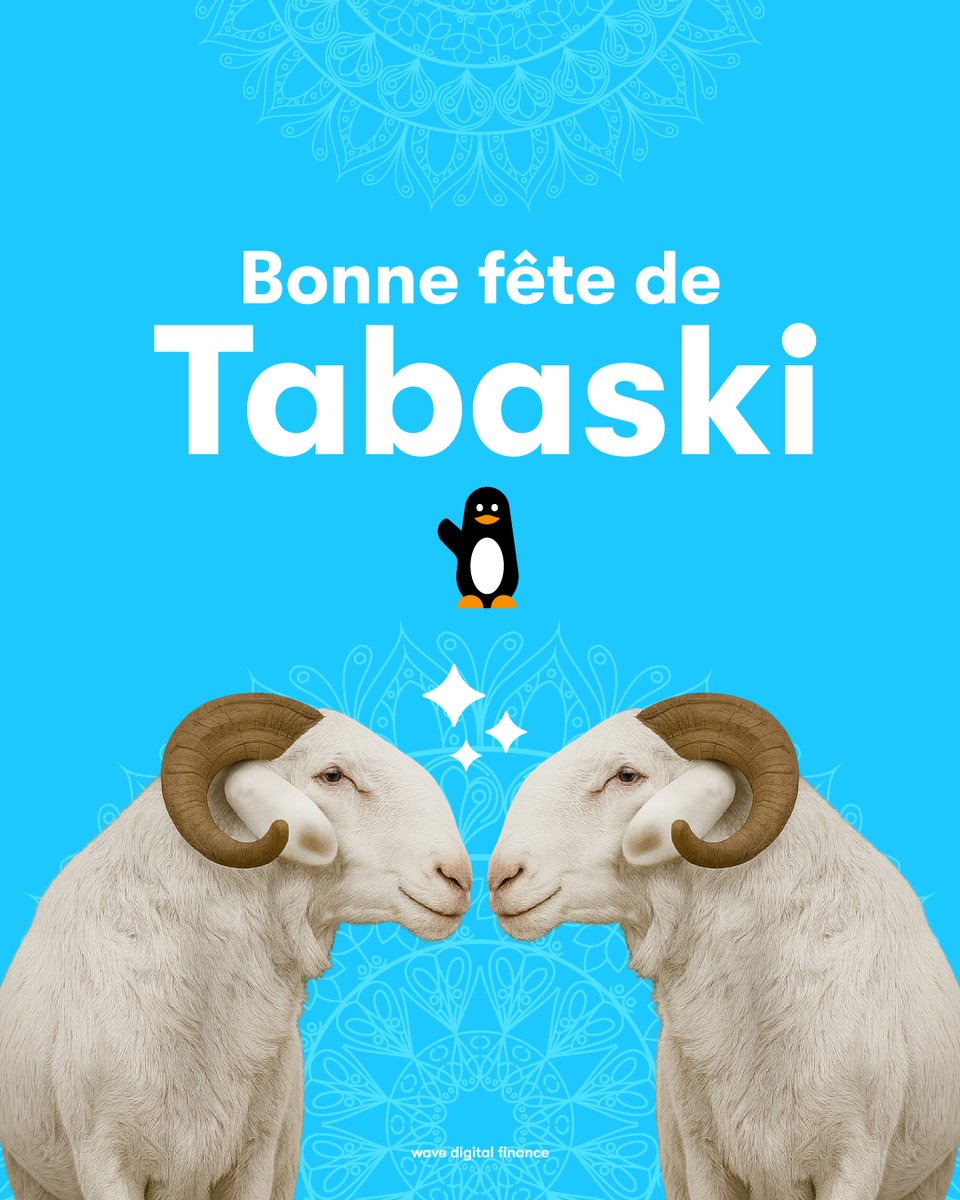 Que cette Tabaski soit remplie de paix, de partage et de bénédictions. 🐑✨

Bonne fête à tous ! 💙

#Waveko #Dewenaty #Tabaski2025