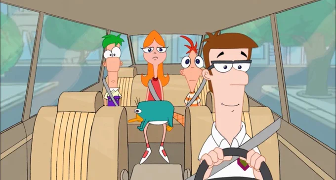 Rewatching phineas and ferb for fun and my favorite thing about long running shows especially if theyre hand drawn is just how to see how rough stuff used to look back in the first season lol