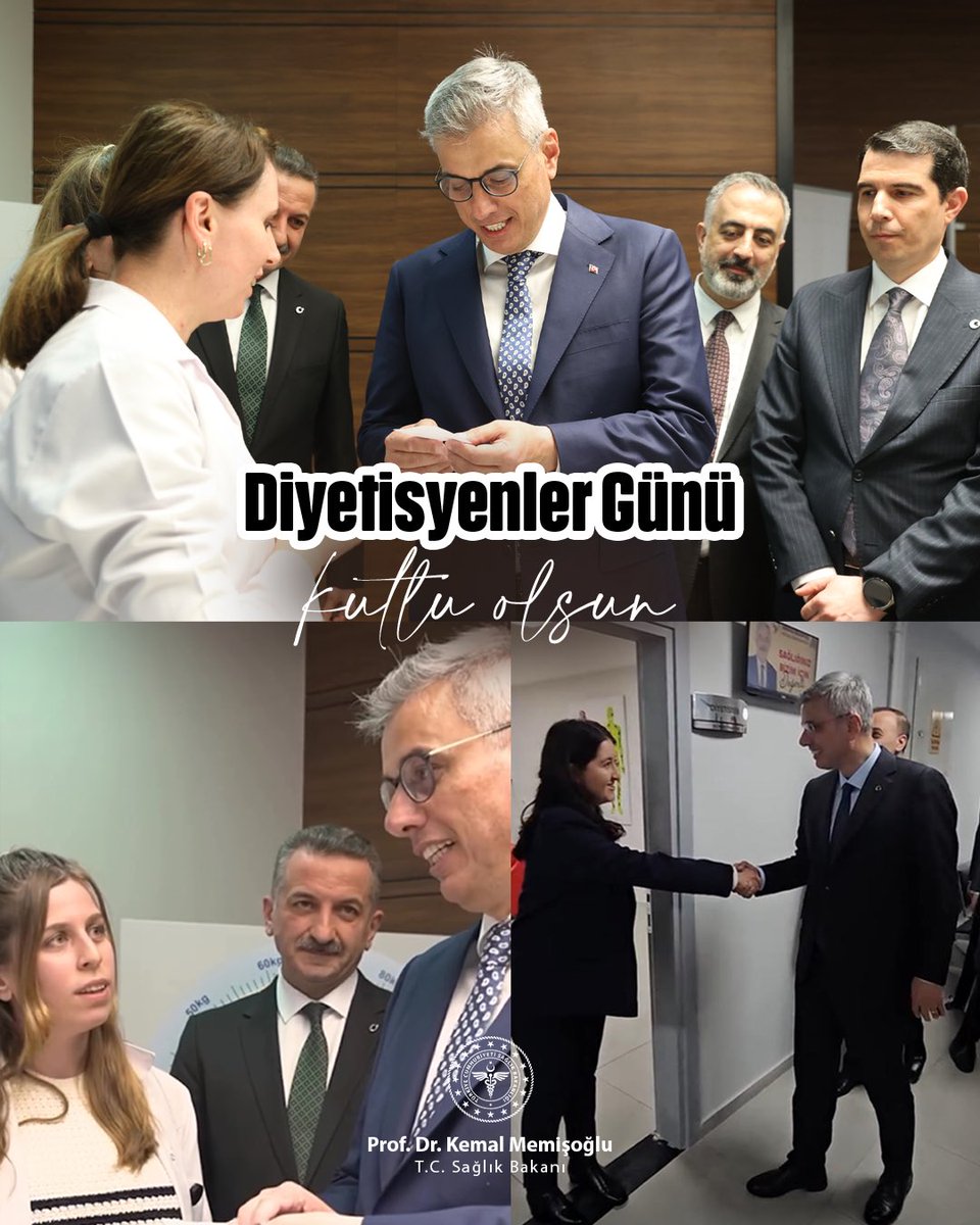 Sağlıklı ve dengeli beslenme konusunda toplumsal farkındalık oluşturulmasında önemli görevler üstlenen tüm diyetisyenlerimizin #DiyetisyenlerGünü’nü kutluyorum.

İyi ki bizimlesiniz.