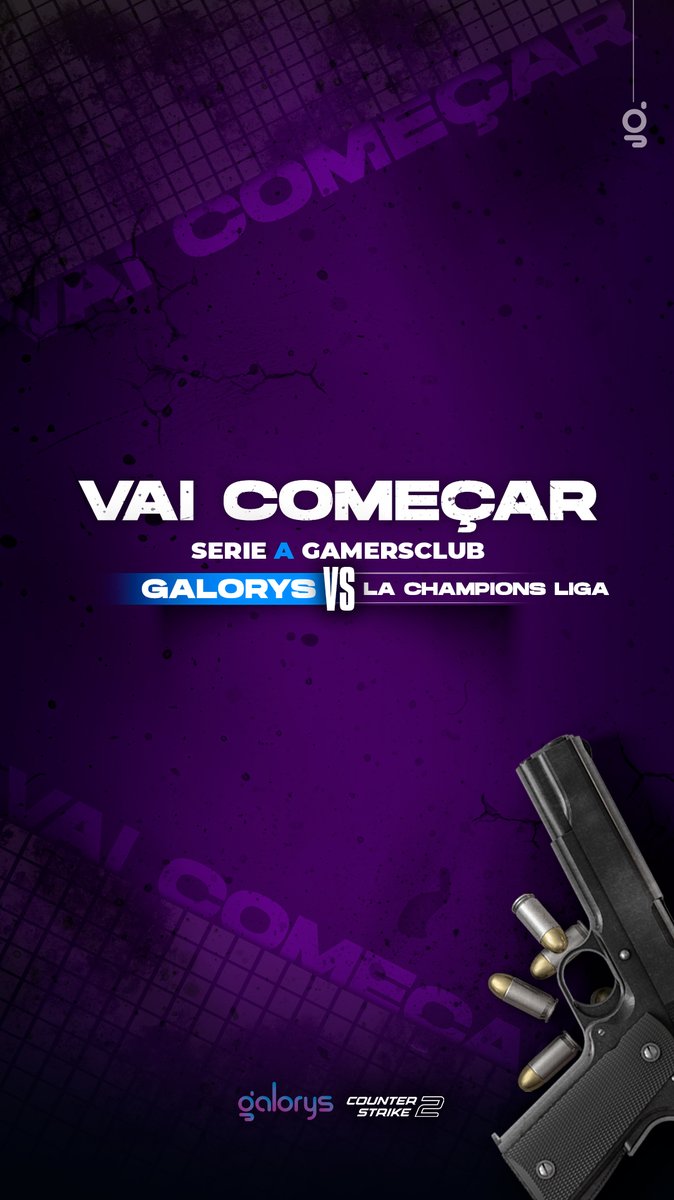GALORYS (@galorysgg) on Twitter photo 💥 VAAAAAAI COMEÇAR! 💥
É dia de Série A da <a href="/GamersClubCS/">Gamers Club Counter-Strike</a>!
Vamos enfrentar a La Champions Liga, #VamoGalorys!💜💙
Bora pra cima, torcida!
twitch.tv/xjokerbr
<a href="/D10S_Official/">D10S</a>
<a href="/fps_Kadzz/">Adriano Ruiz</a>
<a href="/reginofps/">Regino Trindade</a>
<a href="/bactuga/">bacc</a>
<a href="/divine_fps/">divine</a>
<a href="/Alissonfps1/">Alisson Farias 🇧🇷</a>
<a href="/pepefps1/">pedro</a>
#GoGalorys #GalorysCS2 💥 VAAAAAAI COMEÇAR! 💥
É dia de Série A da <a href="/GamersClubCS/">Gamers Club Counter-Strike</a>!
Vamos enfrentar a La Champions Liga, #VamoGalorys!💜💙
Bora pra cima, torcida!
twitch.tv/xjokerbr
<a href="/D10S_Official/">D10S</a>
<a href="/fps_Kadzz/">Adriano Ruiz</a>
<a href="/reginofps/">Regino Trindade</a>
<a href="/bactuga/">bacc</a>
<a href="/divine_fps/">divine</a>
<a href="/Alissonfps1/">Alisson Farias 🇧🇷</a>
<a href="/pepefps1/">pedro</a>
#GoGalorys #GalorysCS2