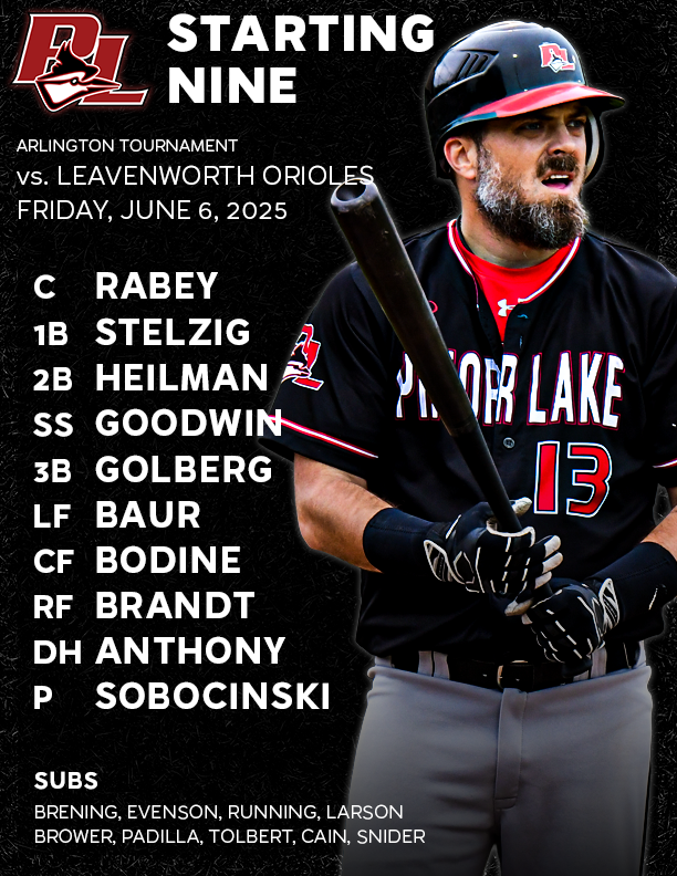 The <a href="/PLJaysBaseball/">Prior Lake Jays</a> defensive alignment for tonight's game to kick off the weekend at the <a href="/ArlingtonAsMN/">Arlington A's</a> "The Friendly" Tournament!  First pitch set for 8:45 pm.  Come on out!