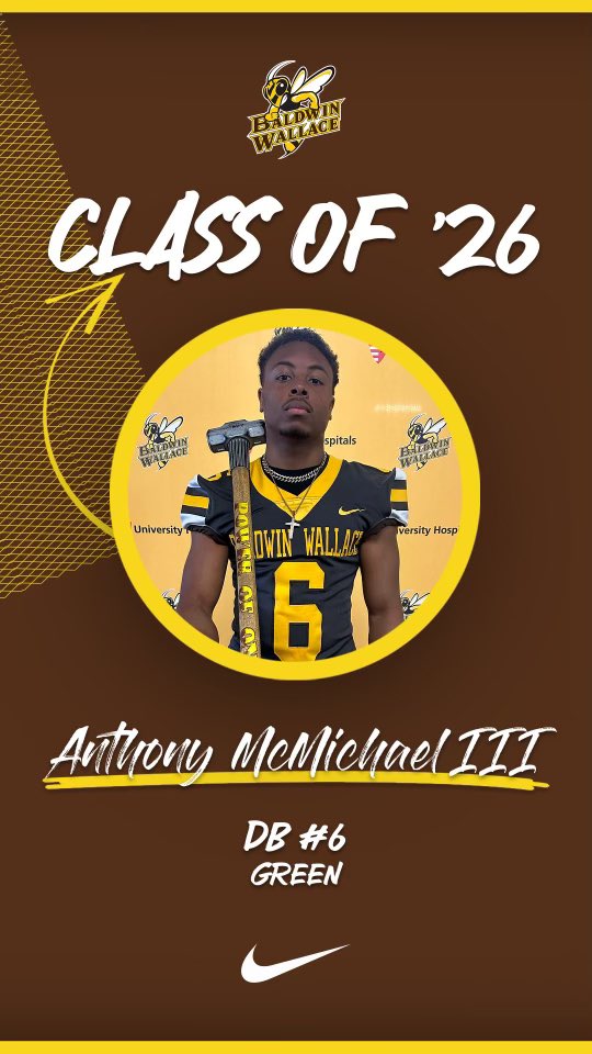 Anthony McMichael III (@anthonymcm2026) on Twitter photo Thanks <a href="/AndrewCregan16/">Andrew Cregan</a> and the rest of the coaching staff for a great time at Baldwin Wallace! I can’t wait to further our relationship! <a href="/BWFootball_/">Baldwin Wallace Football</a> <a href="/CoachHilvert/">Jim Hilvert</a> #HoldTheRope Thanks <a href="/AndrewCregan16/">Andrew Cregan</a> and the rest of the coaching staff for a great time at Baldwin Wallace! I can’t wait to further our relationship! <a href="/BWFootball_/">Baldwin Wallace Football</a> <a href="/CoachHilvert/">Jim Hilvert</a> #HoldTheRope