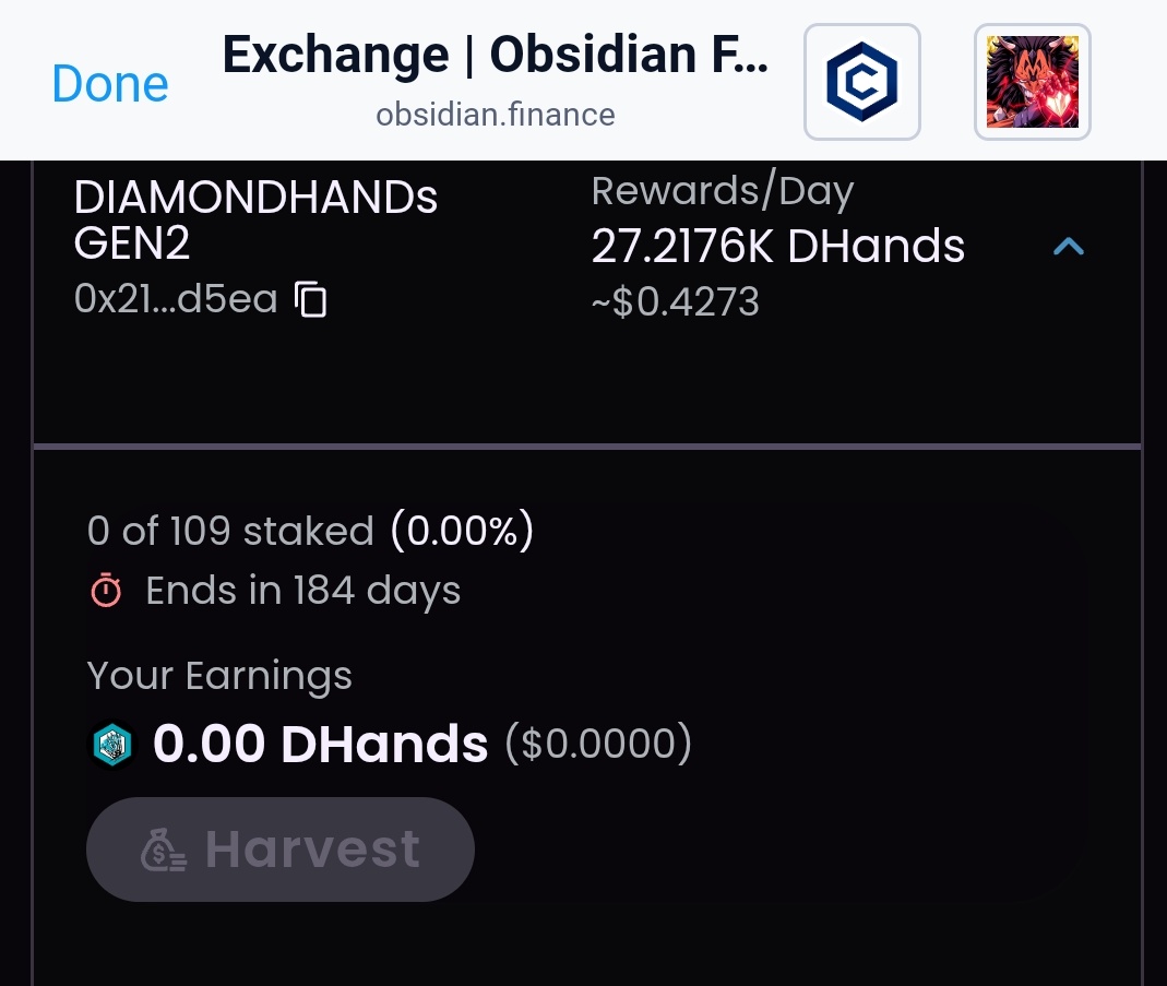 $DHANDS 🫴💎 (@dmndhandcro) on Twitter photo ITS OFFICIAL!!
YOU CAN NOW STAKE YOUR
diamondhands-gen2.nfts2.me
On OBSIDIAN.FINANCE
• 55 LEFT TIL SOLD OUT
-OWN 6+ TO EARN TICKET FOR SKATEBOARD EDITION #1
SECONDARY SALES MARKET
ON <a href="/EbisusBay/">Ebisu's Bay | GameFi - NFT Market - DEX</a> Ebisusbay.com
Earn Daily!!!!
Earn back what you spent + more! ITS OFFICIAL!!
YOU CAN NOW STAKE YOUR
diamondhands-gen2.nfts2.me
On OBSIDIAN.FINANCE
• 55 LEFT TIL SOLD OUT
-OWN 6+ TO EARN TICKET FOR SKATEBOARD EDITION #1
SECONDARY SALES MARKET
ON <a href="/EbisusBay/">Ebisu's Bay | GameFi - NFT Market - DEX</a> Ebisusbay.com
Earn Daily!!!!
Earn back what you spent + more!