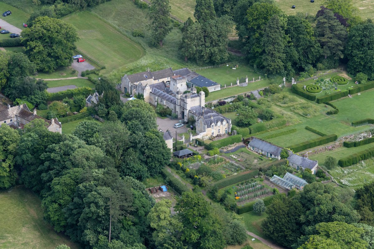 Easton Walled Gardens aerial image - Lincolnshire. Originally part of the Easton Hall estate established in 1592. The house was demolished in 1951. #EastonWalledGardens #aerial #image #Lincolnshire