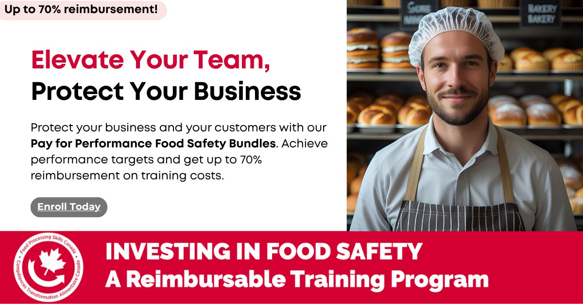 Celebrate World Food Safety Day!

FPSC is proud to support these initiatives with the launch of the Investing in Food Safety Program, a training model that reimburses up to 70% of training costs.

Learn more! 👉 investinginfoodsafety.ca 

 #WorldFoodSafetyDay2025