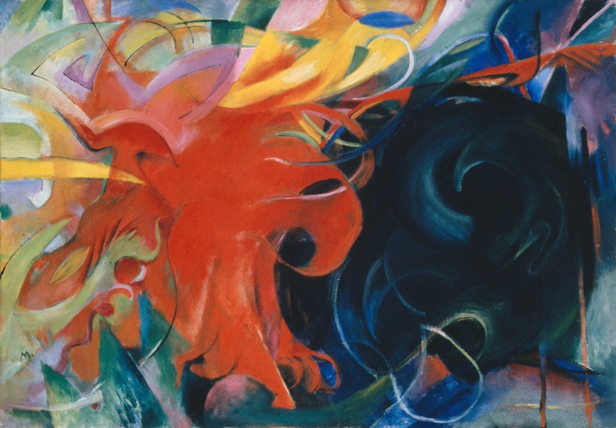 Franz Marc, Kaempfende formen, 1914