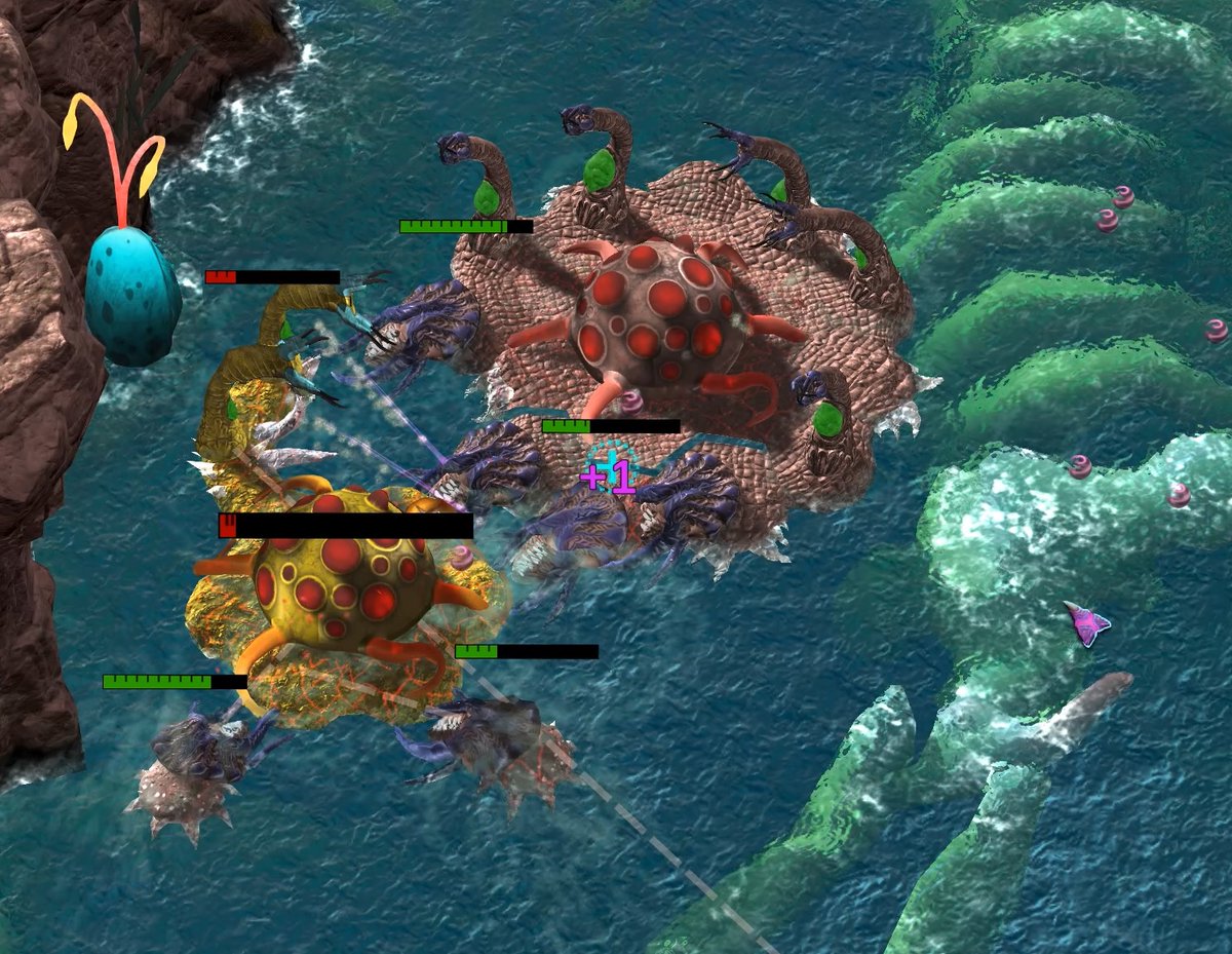Played 1v1 vs developer of Moduwar in multiplayer. I starved his Modu of resources and than my Modu ate his heart. Would again 10/10. Why aren't you playing this insane RTS already? #RTS #indiegame #PCgaming