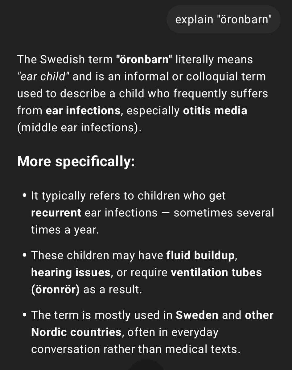 AbsurdistFool's tweet photo. @selentelechia sounds like you might have an öronbarn https://t.co/MgX1hgnHtS