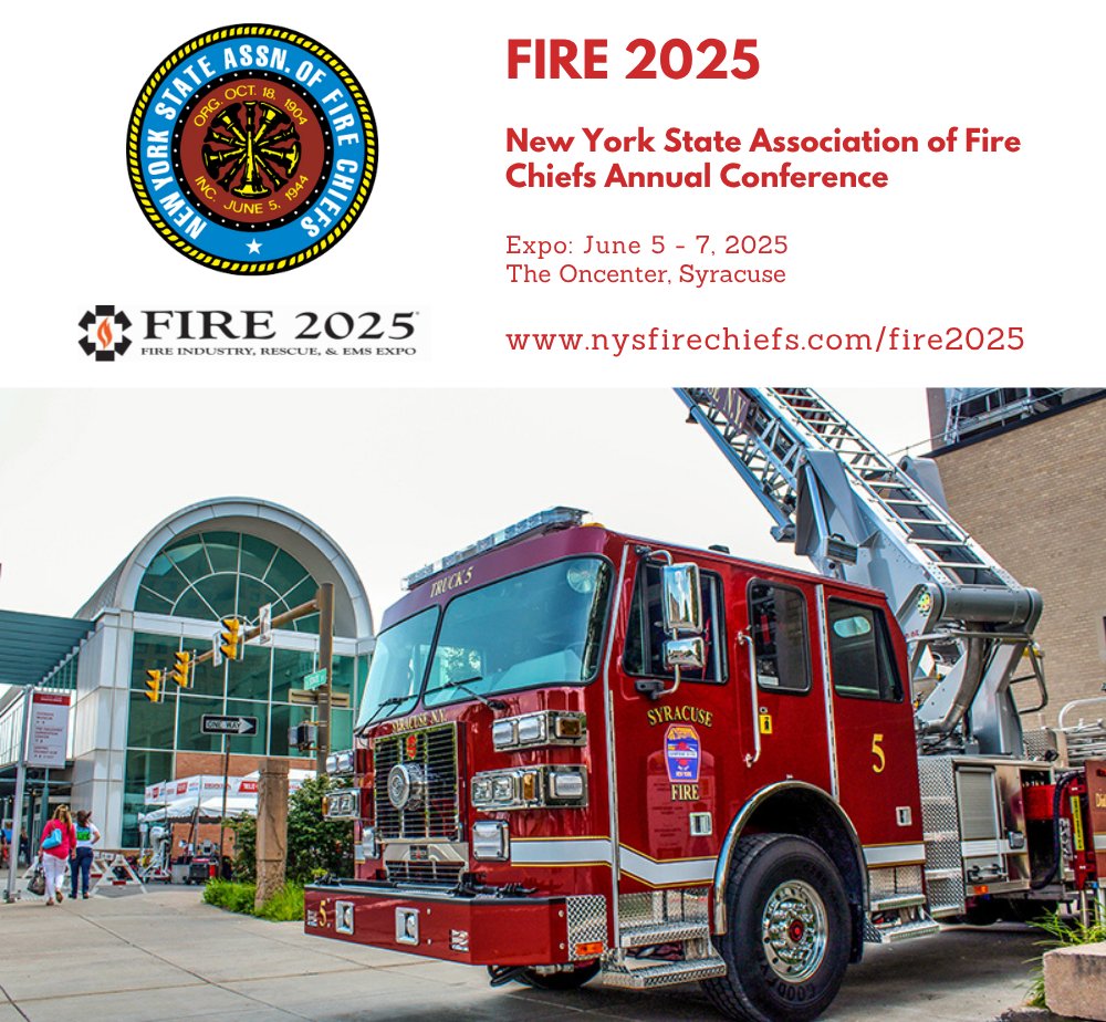 BK is in Syracuse with the New York State Association of Fire Chiefs for its FIRE 2025 Annual Conference!
Learn more about the conference at nysfirechiefs.com/fire2025