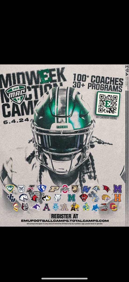 Christian Roether (@christianr_81) on Twitter photo Had a great time at eastern Michigan’s camp. Learned a lot and met some great coaches.
<a href="/drehage38/">Derek Rehage</a> <a href="/c_huber5/">Coach Huber</a> <a href="/lawdogawr/">Coach R</a> <a href="/Coach80Cj/">Chris Chestnut</a> <a href="/HarrisonFBRec/">Harrison Football Recruiting</a> Had a great time at eastern Michigan’s camp. Learned a lot and met some great coaches.
<a href="/drehage38/">Derek Rehage</a> <a href="/c_huber5/">Coach Huber</a> <a href="/lawdogawr/">Coach R</a> <a href="/Coach80Cj/">Chris Chestnut</a> <a href="/HarrisonFBRec/">Harrison Football Recruiting</a>