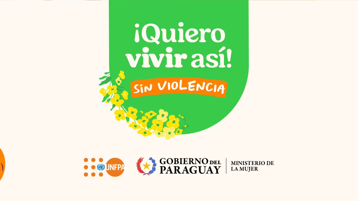 UNFPA Paraguay (@unfpapy) on Twitter photo 🧡 Fátima sobrevivió a un intento de feminicidio.
Pidió ayuda y todo cambió.
📖 Leé su historia 👉 unf.pa/3FnyYjS
🎬 Playlist bit.ly/3FzsazQ sobre servicios del <a href="/minmujerpy/">Ministerio de la Mujer</a> y su testimonio.
📌 #QuieroVivirAsí #SinViolencia
<a href="/unfpa_lac/">Fondo de Población de las Naciones Unidas</a> 🧡 Fátima sobrevivió a un intento de feminicidio.
Pidió ayuda y todo cambió.
📖 Leé su historia 👉 unf.pa/3FnyYjS
🎬 Playlist bit.ly/3FzsazQ sobre servicios del <a href="/minmujerpy/">Ministerio de la Mujer</a> y su testimonio.
📌 #QuieroVivirAsí #SinViolencia
<a href="/unfpa_lac/">Fondo de Población de las Naciones Unidas</a>