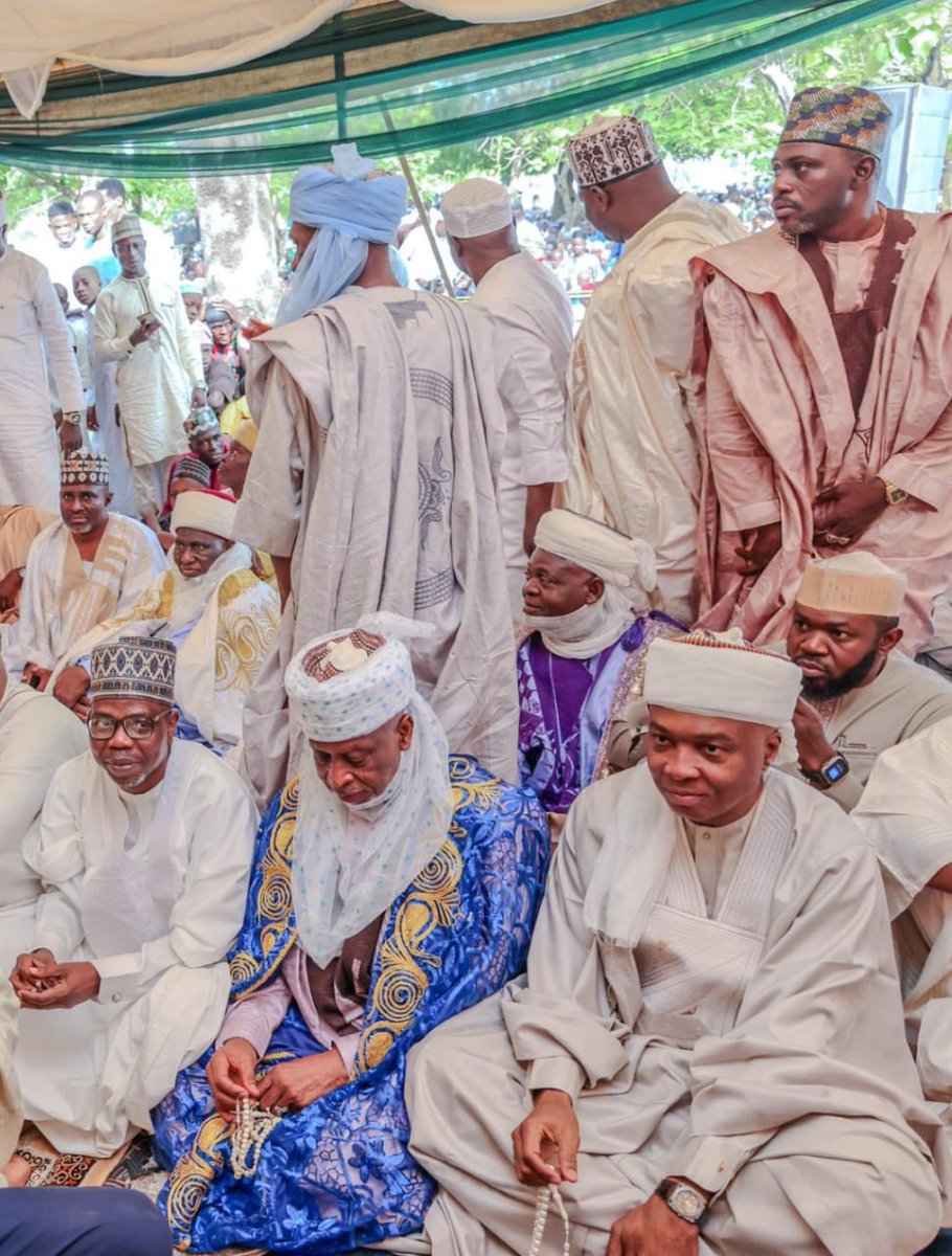 Today, I joined the Wazirin Ilorin, HE <a href="/bukolasaraki/">Dr. Abubakar Bukola Saraki</a>, and the Tafidan Ilorin, Alhaji Kawu Baraje, to observe the 2025 Eid el Adha prayers at the Ilorin Eid ground. I wish us all  a peaceful celebration.