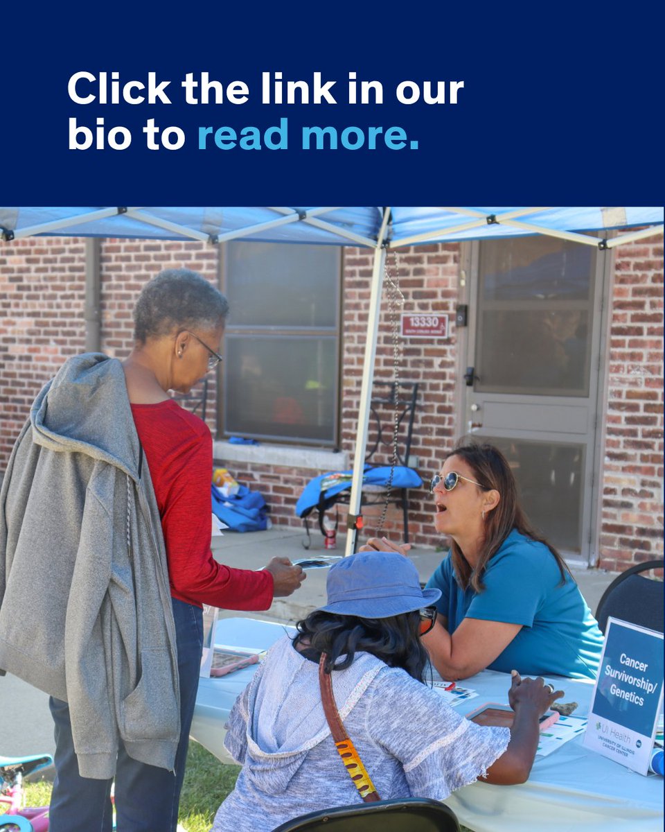 UIC_Alumni's tweet image. At UIC, we are redefining what health care means by community-first implementations like cooking classes for hypertension, housing support and more because health starts far beyond the clinic. loom.ly/ffv7AlQ
#UICProud #UIHealth #UICImpact #UICPublicHealth #UICExcellence