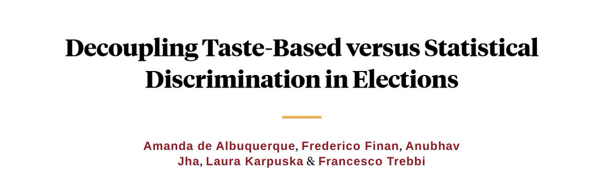 🆕 <a href="/nberpubs/">NBER</a> paper co-authored by J-PAL affiliate Frederico Finan shares results of a randomized evaluation to unpack voter discrimination, using Instagram to share information with voters in Brazil. 

📄 nber.org/papers/w33859