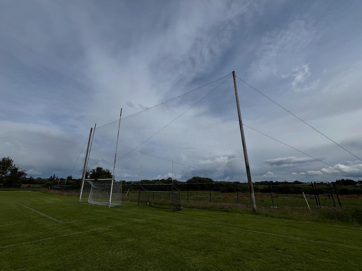New ball stop nets were last week installed at both ends of the pitch for the latest enhancement to our grounds.