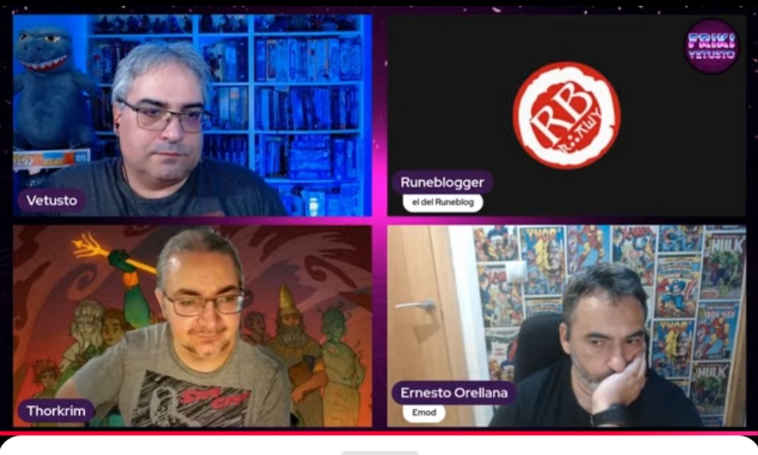Con Pluma y Píxel (@conplumaypixel) on Twitter photo Primera charla rolera de las <a href="/RunasNet/">RunasNet</a> : portadores de los dioses en el mundo de Glorantha.
<a href="/frikivetusto/">Friki Vetusto 🎙🎲🐲🎞️👾📖💻</a> <a href="/Adventu16129560/">Runeblogger</a>
#rol #runasnet Primera charla rolera de las <a href="/RunasNet/">RunasNet</a> : portadores de los dioses en el mundo de Glorantha.
<a href="/frikivetusto/">Friki Vetusto 🎙🎲🐲🎞️👾📖💻</a> <a href="/Adventu16129560/">Runeblogger</a>
#rol #runasnet
