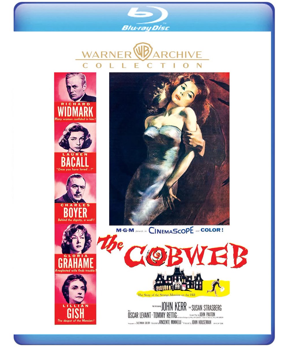 Disc-Connected (@disc_connected) on Twitter photo ***ANNOUNCEMENT***
Coming on July 29th on Blu-ray in the US from <a href="/WarnerArchive/">Warner Classics</a>: #TheCobweb (1955)!
Step inside "the Castle," a large private psychiatric facility. Here, Dr. Stewart McIver (Richard Widmark) devotes night and day to his profession while neglecting his pining, ***ANNOUNCEMENT***
Coming on July 29th on Blu-ray in the US from <a href="/WarnerArchive/">Warner Classics</a>: #TheCobweb (1955)!
Step inside "the Castle," a large private psychiatric facility. Here, Dr. Stewart McIver (Richard Widmark) devotes night and day to his profession while neglecting his pining,