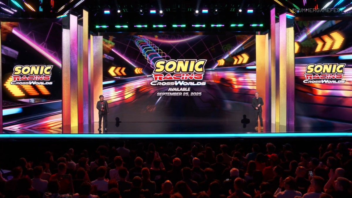 Hatsune Miku, Joker, and Ichiban Kasiga are coming to Sonic Racing: Crossworlds!  

Launching September 25. 

#SummerGameFest