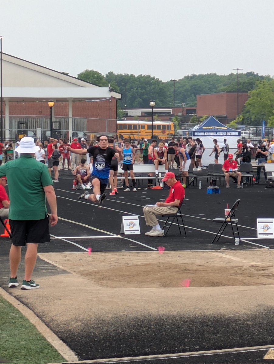 Congratulations to Maddox Pritchett on his participation in the State Final Long Jump this afternoon at North Central High School.