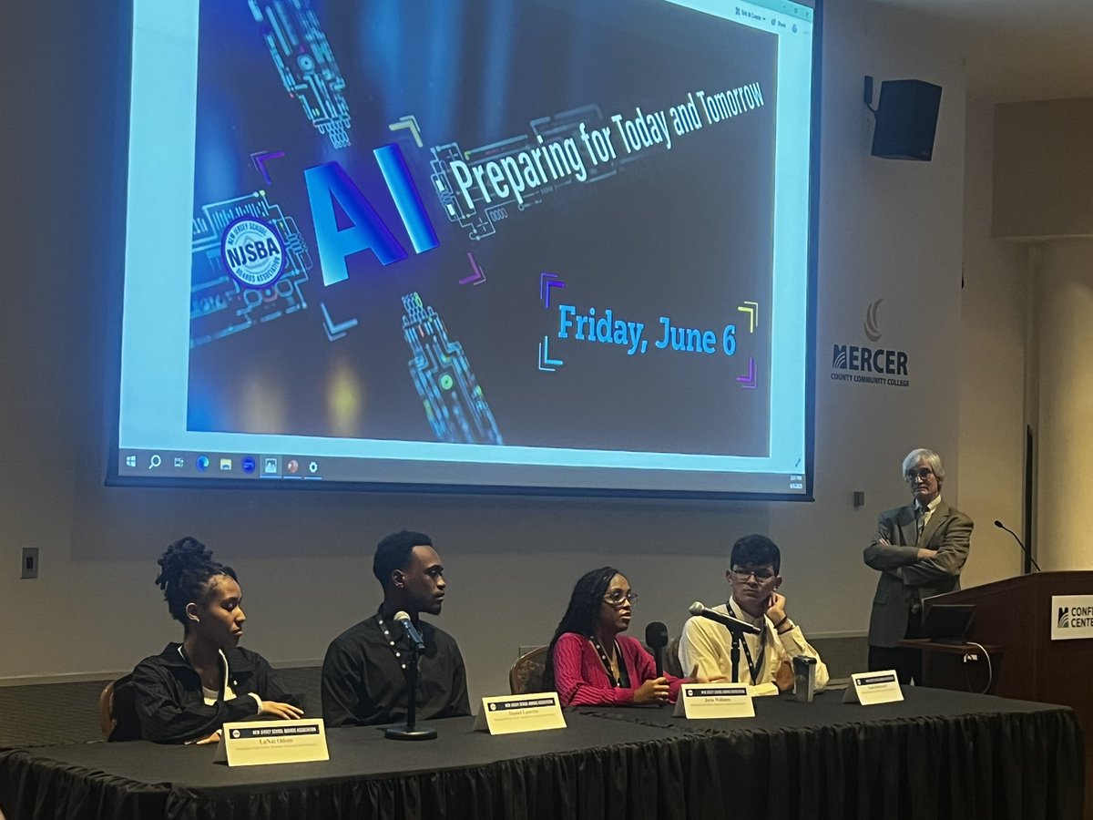 Thank you to our 4 Nottingham seniors for participating in NJSBA’s AI Forum. 
You were all AWESOME!