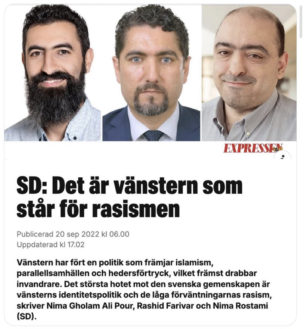 Nu har nog grabbarna i <a href="/sdriks/">Sverigedemokraterna</a> rökt på rejält 🤣🤣🤣🎤