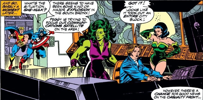🖥️| Peggy Carter, She-Hulk e Sersi nas paginas de Thor #420(1990)