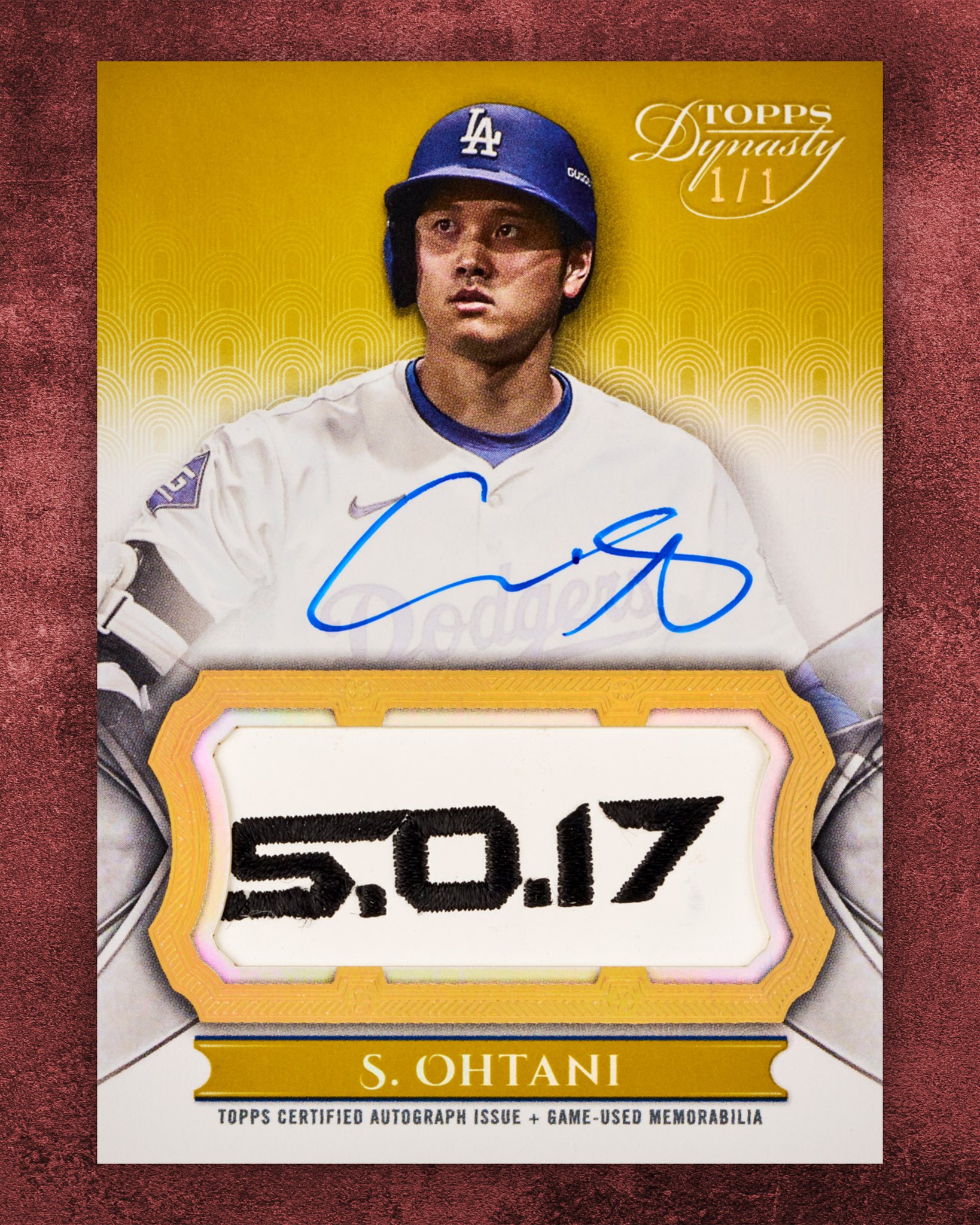ゲームセンター・ゲームカード OHTANI/TROUT/RENDON/WALSH RELICS Topps on X: 