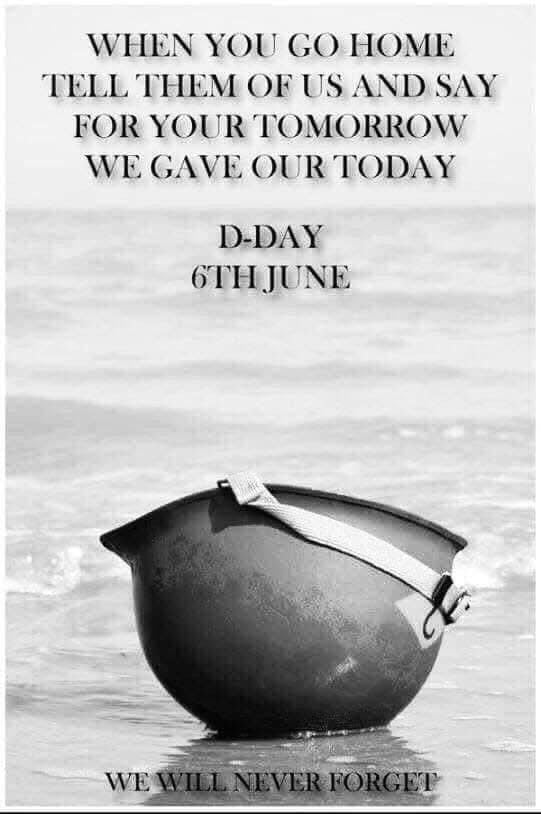 Today marks the 81st anniversary of D-Day. 

On June 6, 1944, thousands of Allied troops landed on the beaches of Normandy with the aim of liberating Europe from Nazi occupation. Let us honor their sacrifice as we enjoy the freedom that they fought to protect.