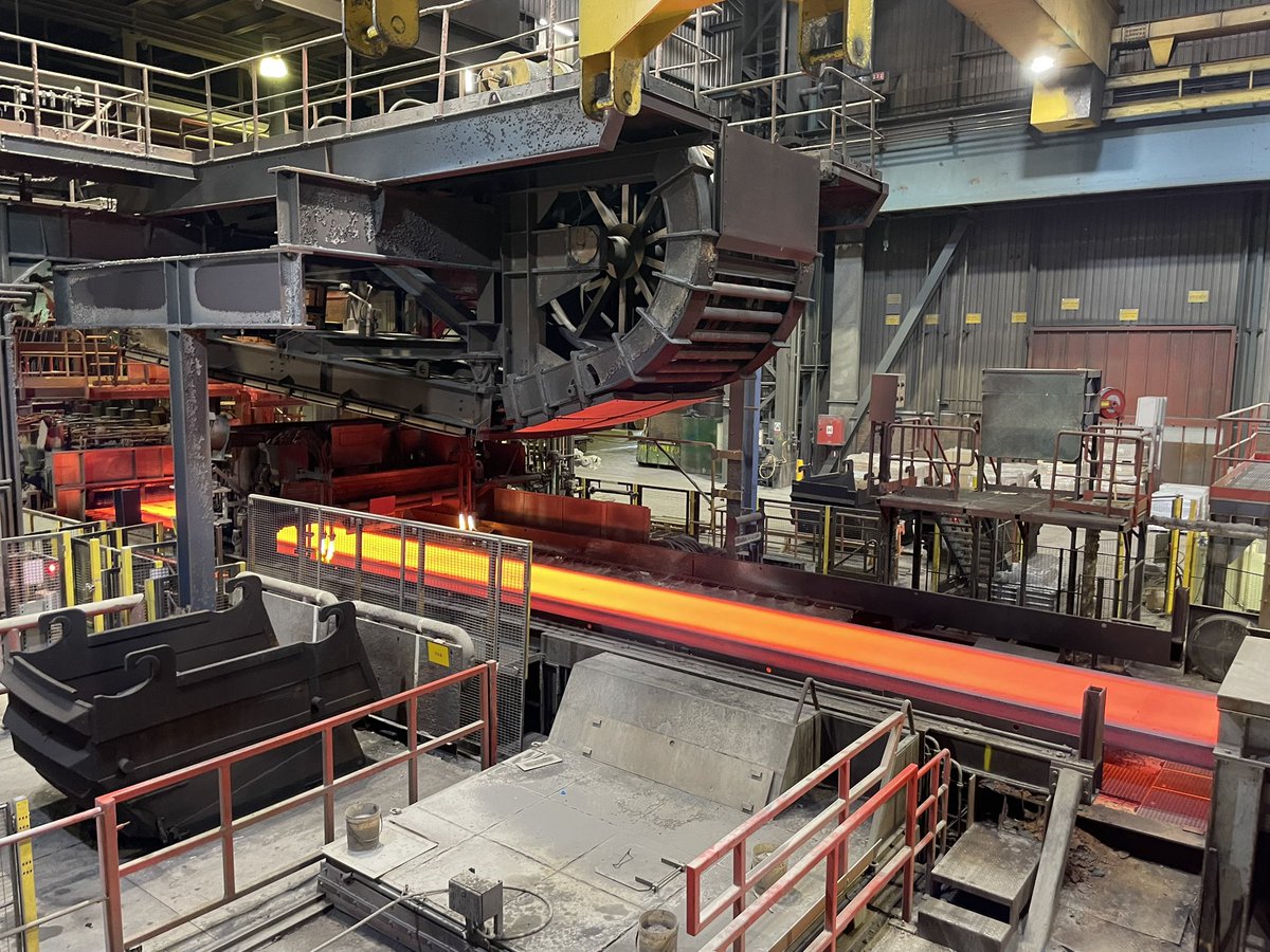Willem_vdVoorde's tweet photo. Interesting visit to 🇧🇪stainless steel plant #Aperam illustrates well challenge of relentless efforts at greening steel production in difficult competitive context. @BelgiumMFA @AperamGenk https://t.co/Tf1JAfzjLQ