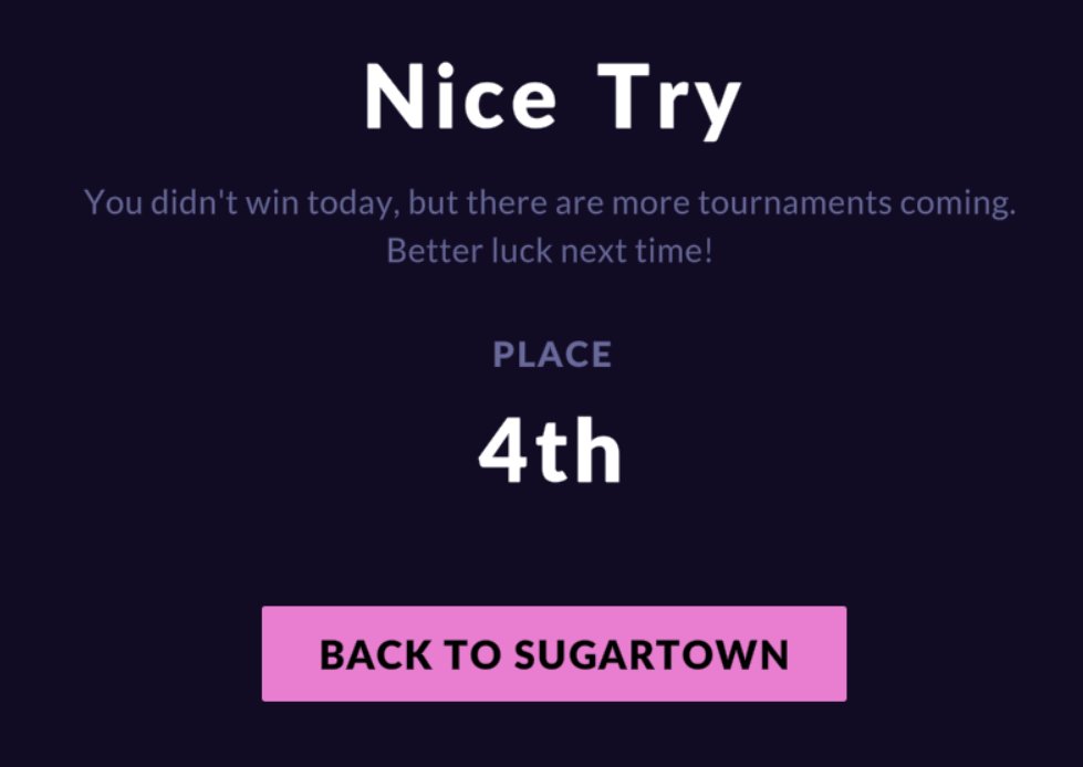 Oh how fast things change... first T5 finish though!