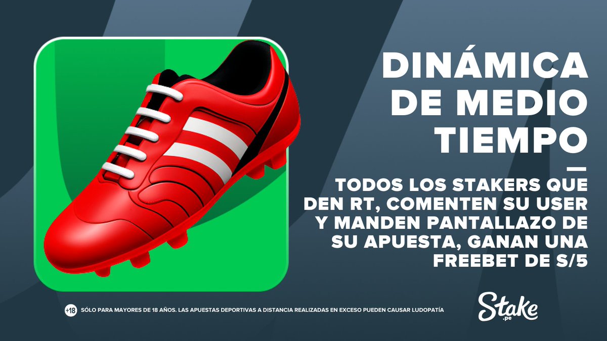 PeruStake's tweet photo. #COLvsPER por #Eliminatorias 🏆
🔥 ¡Dinámica de medio tiempo!
Todos los Stakers que de RT, comenten su user y manden pantallazo de su apuesta del partido ganan una FREEBET de S/5 💰
Apuesta aquí: https://t.co/a1SpTVH5dn https://t.co/HuBdFJX7Sx