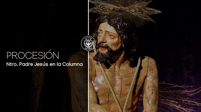 Solemne Procesión de Nuestro Padre Jesús en la Columna de Priego de Córdoba con la Sociedad Filarmónica Nuestra Señora de la Oliva de Salteras