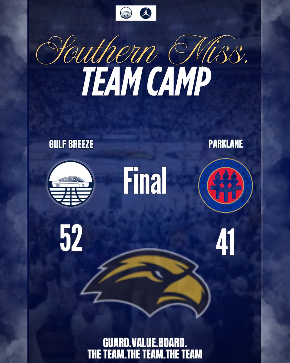 Gulf Breeze Boys Basketball (@breezeboyshoops) on Twitter photo Back to back games to end team camp
Thank you <a href="/SouthernMissMBB/">Southern Miss MBB</a> for a great 2 days of basketball Back to back games to end team camp
Thank you <a href="/SouthernMissMBB/">Southern Miss MBB</a> for a great 2 days of basketball