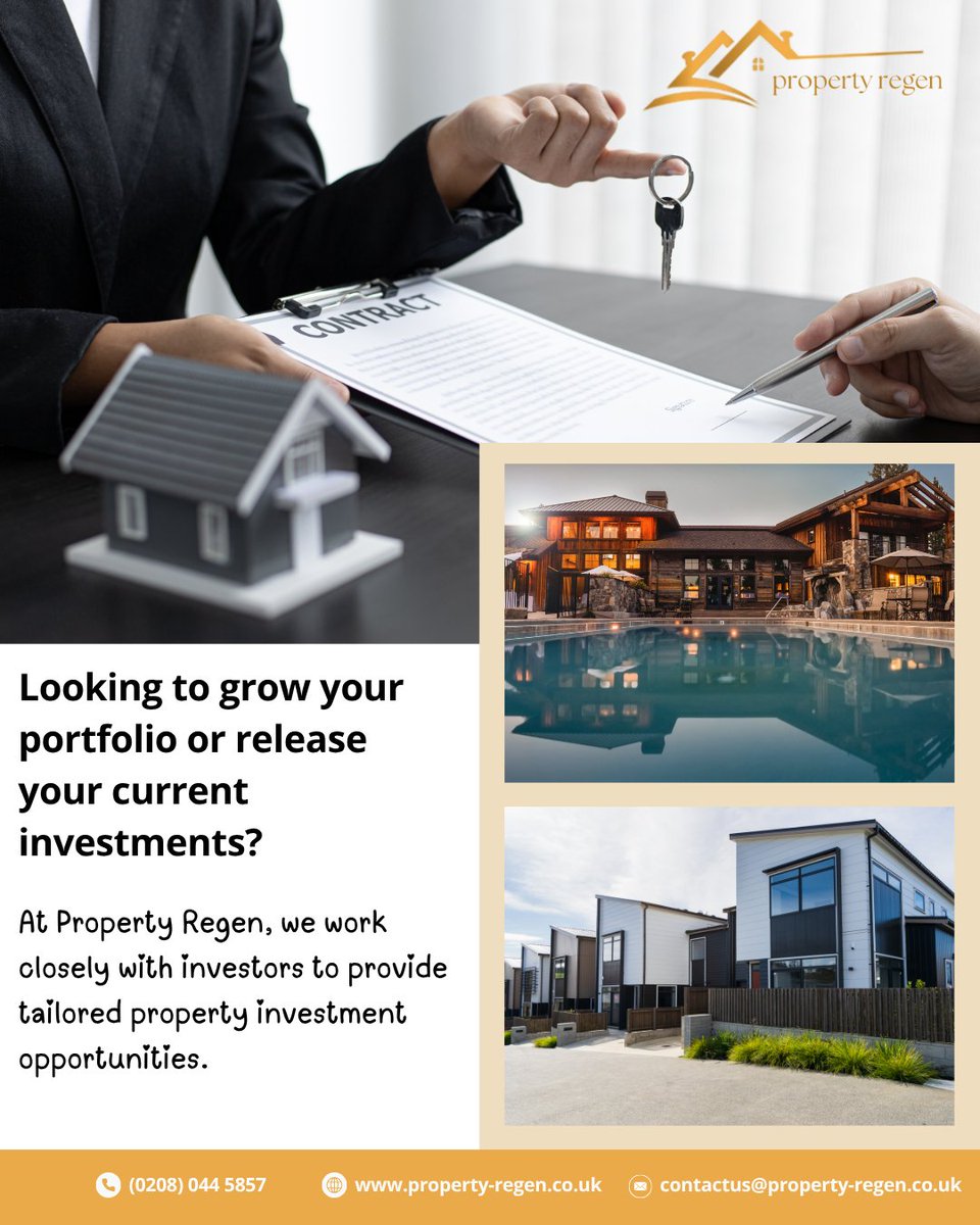 PropertiesRegen's tweet photo. 🚨 Attention Property Investors! 🚨

Looking to grow your portfolio or release your current investments? 

📞 Call: (0208) 044 5857
🔗 Explore available portfolios: https://t.co/bsncSngpOJ

#PropertyInvestment #InvestSmart #RealEstateUK #PropertyRegen #InvestmentOpportunities https://t.co/H9tlOkFg72