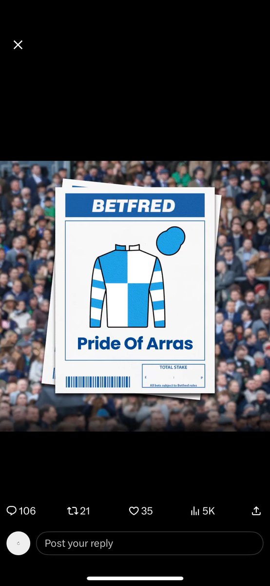 IAMMDW3's tweet photo. @Betfred I fancy my chances! https://t.co/5qRK4iGcbz