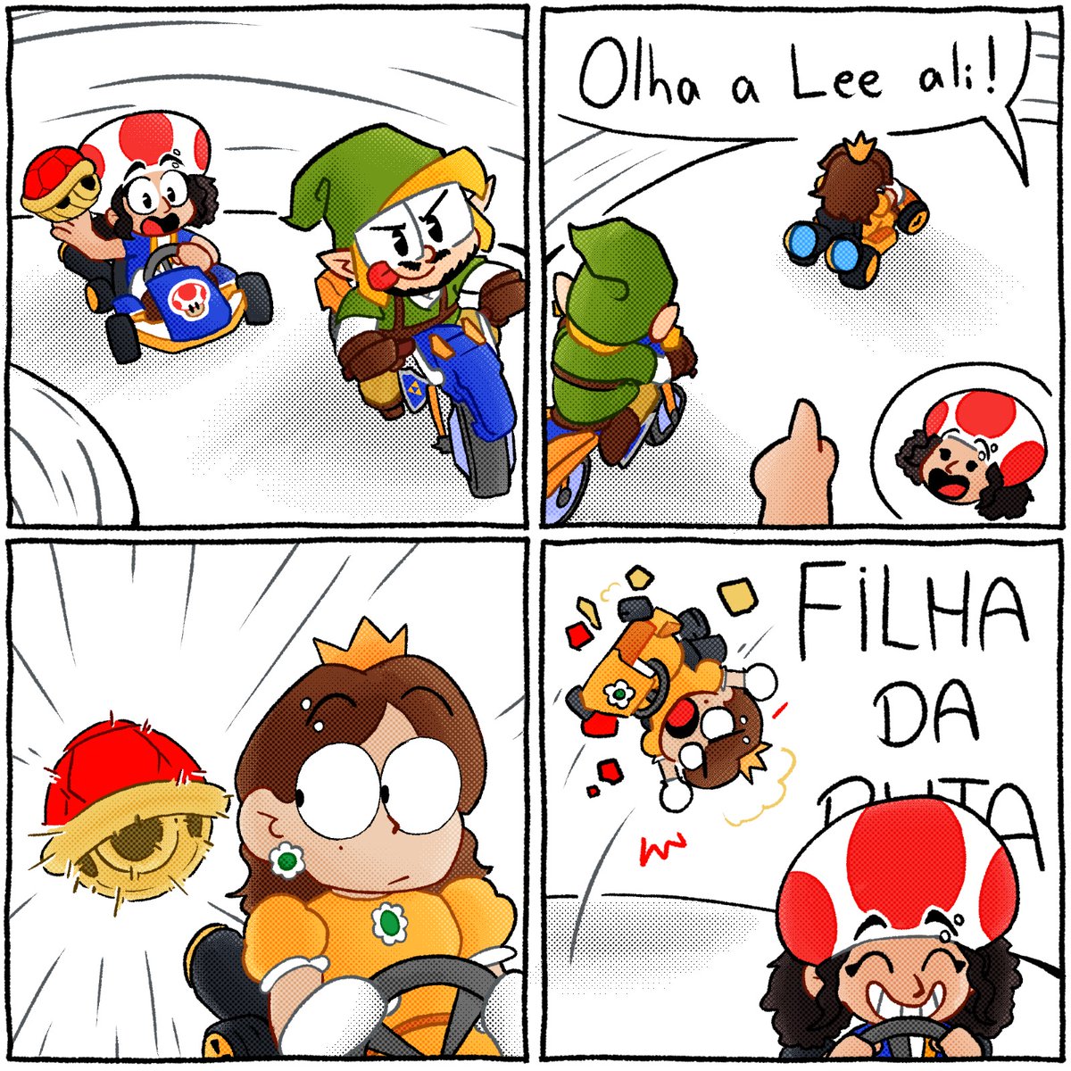 joaoguiss05's tweet photo. a gente quase SE MATANDO no Mario Kart https://t.co/pWPpVM8eVV