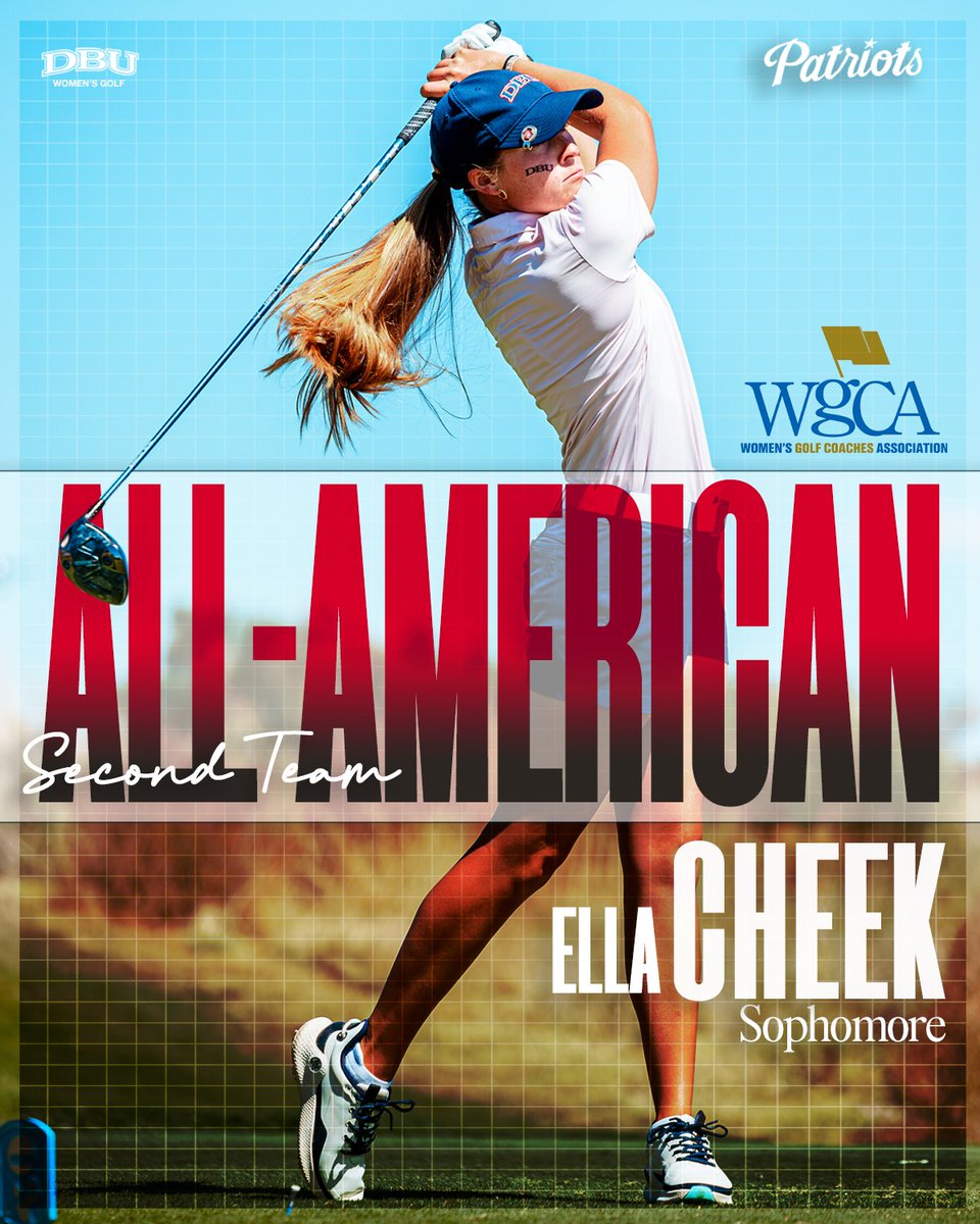DBU_GOLF's tweet image. DBU Women's Golf standouts Ella Cheek and Jordan Karrh have been named WGCA Division II Second Team All-Americans!
🔗 | bit.ly/45dNENc