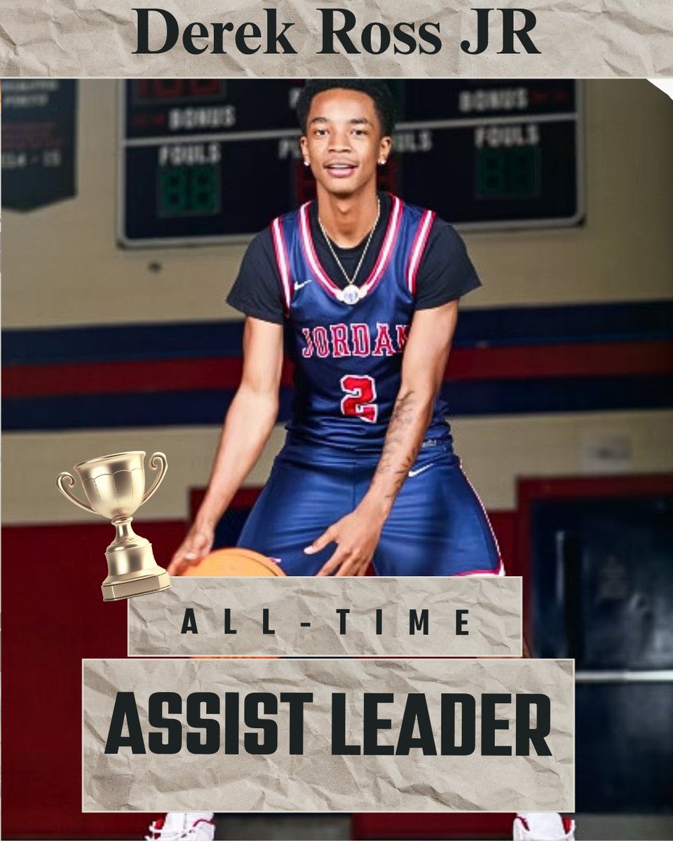 Derek Ross JR (@derekrossjr1) on Twitter photo Breaking a school record was always a goal I set for myself. My desire to make others better and be a true PG paid off! Thank you for the best 4 years of my life <a href="/MBBJordan/">Jordan High Men’s Basketball</a>
The work doesn’t stop now💯 #agtg Breaking a school record was always a goal I set for myself. My desire to make others better and be a true PG paid off! Thank you for the best 4 years of my life <a href="/MBBJordan/">Jordan High Men’s Basketball</a>
The work doesn’t stop now💯 #agtg