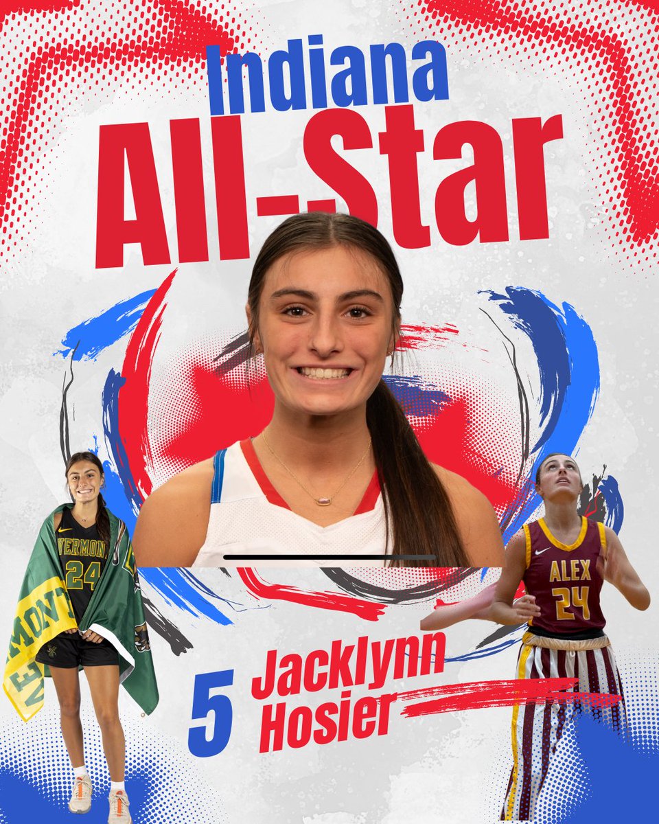 Best of luck to Jacklynn Hosier as she represents Indiana in the Indiana vs. Kentucky All-Star Game.