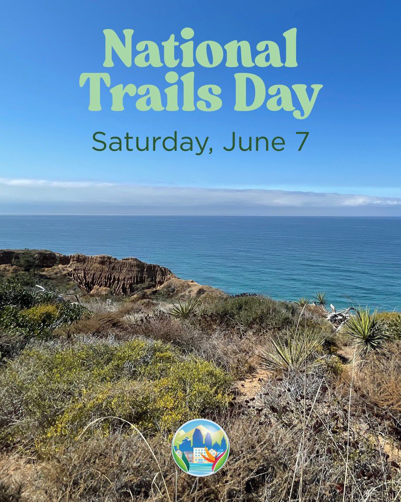 San Diego LAFCO (@sdlafco) on Twitter photo Tomorrow is National Trails Day! 🥾⛰️
Hosted annually by <a href="/AmericanHiking/">American Hiking</a> , tomorrow is a great opportunity to explore a trail near you.
As preservers of open space, we love highlighting the beautiful natural spaces right here in SD County.
Tell us your favorite trail below! Tomorrow is National Trails Day! 🥾⛰️
Hosted annually by <a href="/AmericanHiking/">American Hiking</a> , tomorrow is a great opportunity to explore a trail near you.
As preservers of open space, we love highlighting the beautiful natural spaces right here in SD County.
Tell us your favorite trail below!