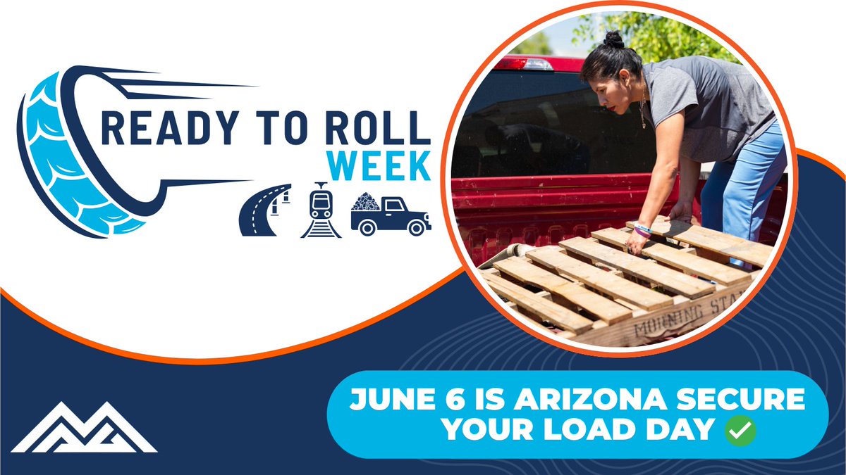A secure load saves lives. As part of #Prop400’s commitment to safety, the Don’t Trash AZ campaign &amp; Secure Your Load Day raise awareness about road debris prevention. Governor Katie Hobbs has declared June 6 Arizona Secure Your Load Day! 🛻🚯🛣️
