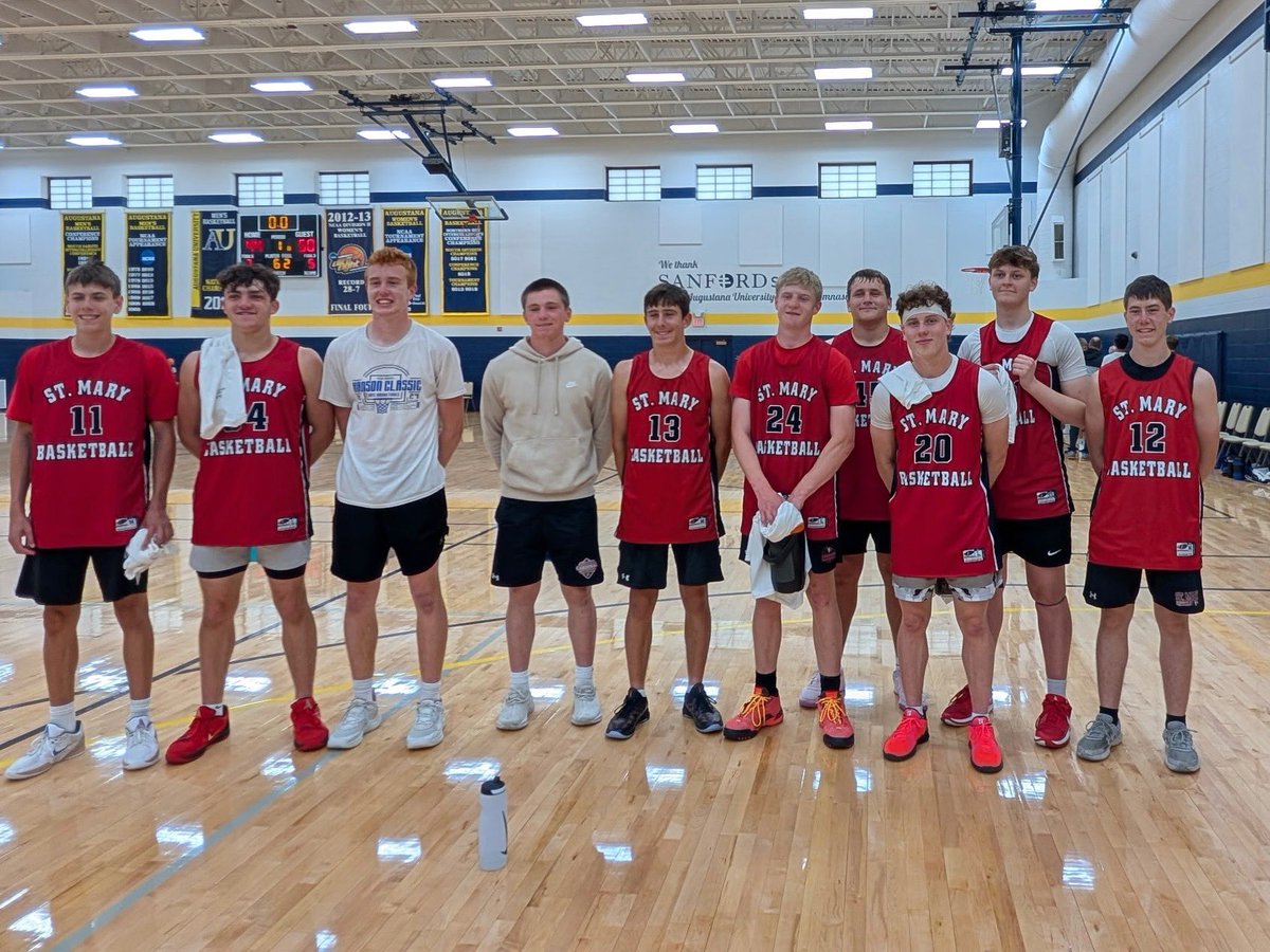 Champs of the Varsity B Div at the <a href="/AugieMBB/">Augustana University Men's Basketball</a> Team camp today.  

3-0 with wins over Bryan (Omaha, NE).  Chamberlain, SD &amp; Summerland, NE
