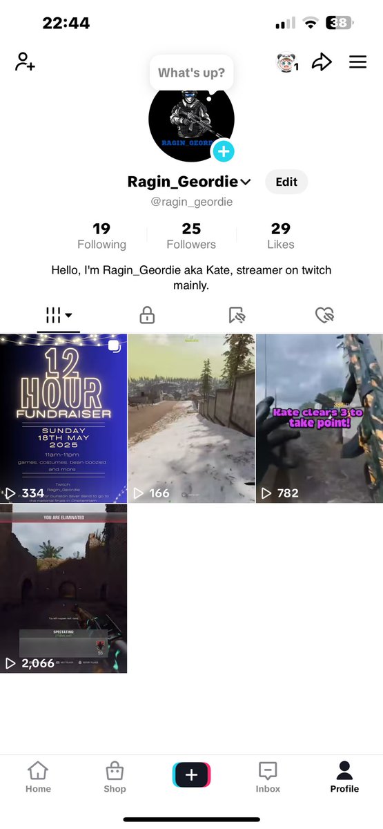 kate_mcd17's tweet photo. Can everyone follow my new gaming TikTok as I got locked out of my old one🥺 https://t.co/lK1Ytz4Pb5