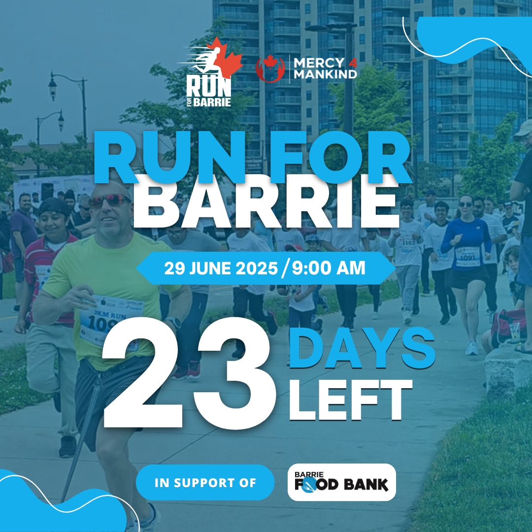 RunForBarrie's tweet image. 23 DAYS LEFT!

Barrie, let’s make it LOUD!

Hit the streets June 29 at 9 AM for Run For Barrie and support @BarrieFoodBank 💙

Bring the fire. Spark the change.

Register now: raceroster.com/events/2025/98…

Run bold. Run proud. Make impact!

#RunForBarrie #Mercy4Mankind #Barrie