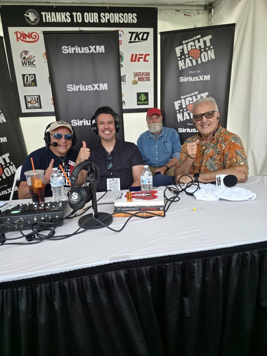 Thank you to everyone who tuned in to today's HOF edition of At The Fights with <a href="/CommishRandyG/">Randy Gordon</a> and <a href="/gerrycooney/">Gerry Cooney</a> 🥊

🎉On behalf of everyone on <a href="/SIRIUSXM/">SiriusXM</a> Fight Nation, we once again congratulate The Commish for his induction into the 2025 class of the <a href="/BoxingHall/">Boxing Hall of Fame</a> 🍾