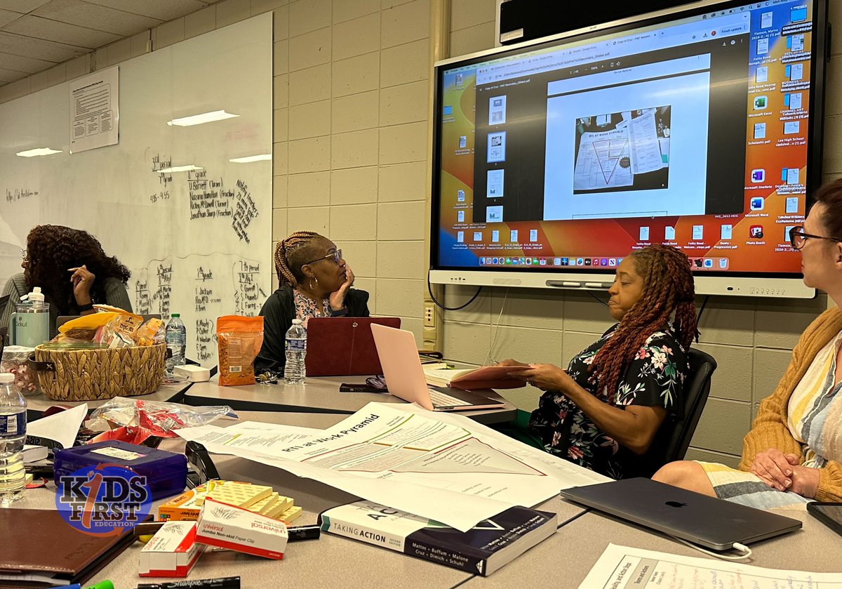 K1Education's tweet photo. It was a great day in Marianna, Arkansas, where #KidsFirst coaches Yvonne Furniss and Jennifer Rogers launched our MTSS Support project with Lee County School District. The team is energized and making great progress on RTI planning. 🎉📚
#KidsFirstAlways #MTSS #RTI https://t.co/xit2zLL8jn