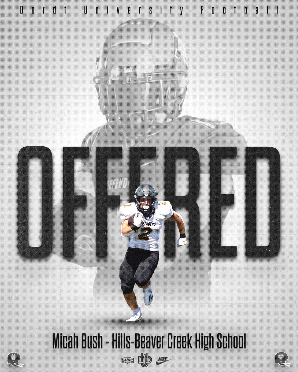 Micah Bush (@bush22micah) on Twitter photo After a great conversation with <a href="/coach_penner/">Joel Penner</a> I am very blessed to have received an offer from <a href="/DordtFB/">Dordt Football</a>!! <a href="/BMcCormick08/">Brandon McCormick</a> <a href="/LeviJungling05/">Coach Levi Jungling</a> <a href="/AO1CoachKenney/">Joe Kenney</a> <a href="/n_bongo15/">Coach Nathan Kabongo</a> <a href="/Luke_Teiger/">Luke Munsterteiger</a> <a href="/Smartnick101/">Robert Smartnick</a> After a great conversation with <a href="/coach_penner/">Joel Penner</a> I am very blessed to have received an offer from <a href="/DordtFB/">Dordt Football</a>!! <a href="/BMcCormick08/">Brandon McCormick</a> <a href="/LeviJungling05/">Coach Levi Jungling</a> <a href="/AO1CoachKenney/">Joe Kenney</a> <a href="/n_bongo15/">Coach Nathan Kabongo</a> <a href="/Luke_Teiger/">Luke Munsterteiger</a> <a href="/Smartnick101/">Robert Smartnick</a>
